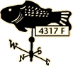 Fish weathervane